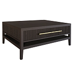 Кофейный стол Primo с двумя ящиками Темный орех варинант исполнения - 8 | Loft Concept в Липецке