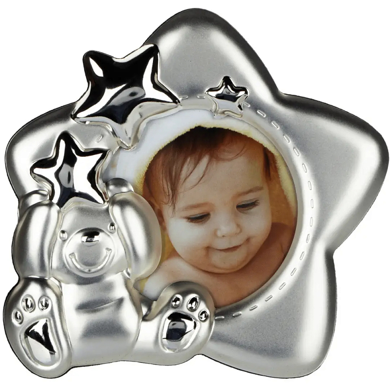 Фоторамка детская Childhood Corner Star Серебристый Фоторамка детская Childhood Corner Star Серебристый в Липецке | Loft Concept