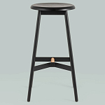 Черный барный стул Knopper варинант исполнения - 3 | Loft Concept в Липецке