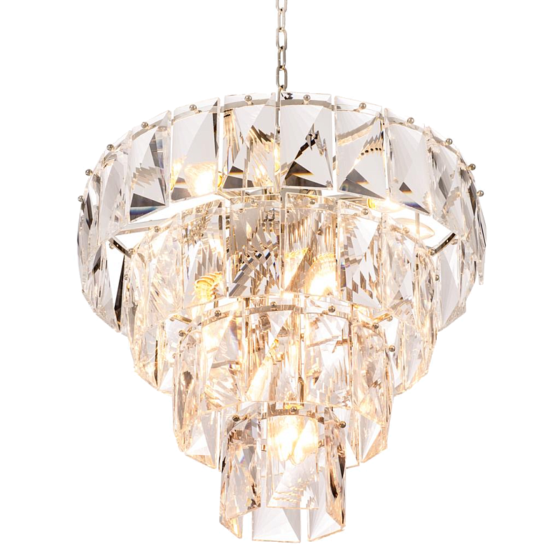 Люстра Chandelier Amazone S Никель Прозрачный Люстра Chandelier Amazone S Никель Прозрачный в Липецке | Loft Concept