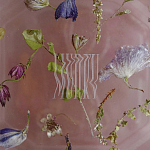 Шкатулка из эпоксидной смолы с цветами розовая Epoxy Resin Square Box Pink варинант исполнения - 3 | Loft Concept в Липецке