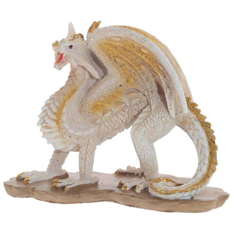 Декоративная статуэтка Дракон Dragon Beige Gold Statuette Бежевый Золотой Декоративная статуэтка Дракон Dragon Beige Gold Statuette Бежевый Золотой в Липецке | Loft Concept