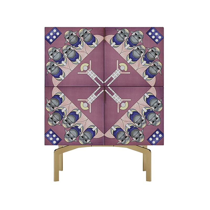 Тумба Short Ufo Purple Мульти Тумба Short Ufo Purple Мульти в Липецке | Loft Concept