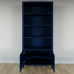 Книжный Стеллаж Elsa Dreams Blue с задней стенкой варинант исполнения - 4 | Loft Concept в Липецке