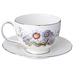 Чайный сервиз из фарфора с рисунком цветов на 6 персон 14 предметов Garden Whisper Porcelain Set  варинант исполнения - 3 | Loft Concept в Липецке