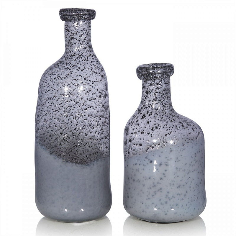 Ваза Glass Lava Серый (Gray) Ваза Glass Lava Серый (Gray) в Липецке | Loft Concept