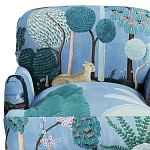 Дизайнерское классической формы на колесиках Trumann Armchair варинант исполнения - 4 | Loft Concept в Липецке