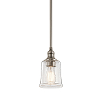 Подвесной светильник со стеклянным плафоном в форме колокола с эффектом пузырьков Kichler варинант исполнения - 1 | Loft Concept в Липецке