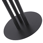 Настольная лампа с тремя прозрачными куполообразными плафонами и черным металлическим основанием Flos Wireline Lighting варинант исполнения - 2 | Loft Concept в Липецке