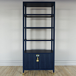 Стеллаж со стеклянными полками Elsa Dreams Blue варинант исполнения - 6 | Loft Concept в Липецке