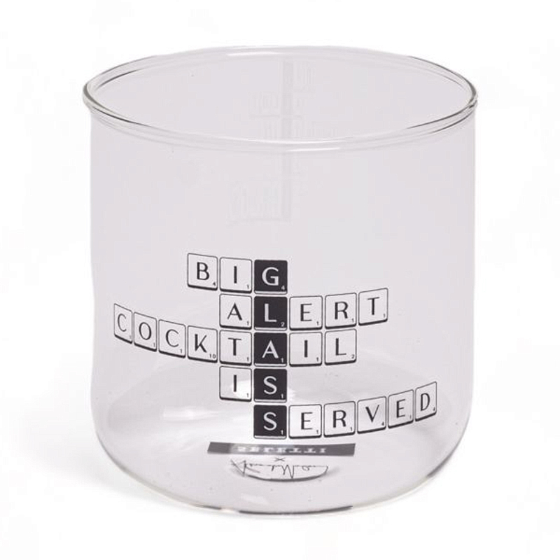 Стакан Seletti Cocktail Прозрачное Стекло Черный Стакан Seletti Cocktail Прозрачное Стекло Черный в Липецке | Loft Concept