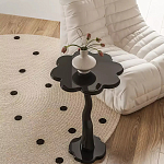 Дизайнерский журнальный стол в виде чёрного цветка Ludox варинант исполнения - 2 | Loft Concept в Липецке