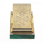 Подставка для телефона из натурального камня малахит Natural Stone Stand варинант исполнения - 3 | Loft Concept в Липецке