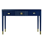 Дизайнерский Письменный стол Elsa Dreams Blue с тремя ящиками варинант исполнения - 5 | Loft Concept в Липецке