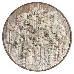 Круглый Вязанный Гобелен Абстракция Breath of Mist Wall Hanging варинант исполнения - 3 | Loft Concept в Липецке