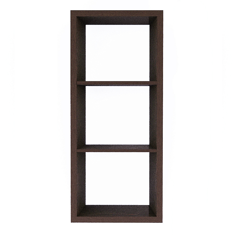 Полка-модуль для книг Primo длина 60 Темный дуб Древесина Черный в Липецке | Loft Concept 