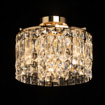 Потолочный светильник круглый с прозрачными подвесками Lunet варинант исполнения - 2 | Loft Concept в Липецке