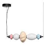 Подвесной светильник фигруный с керамическими элементами 18W LED Fragrant Light варинант исполнения - 3 | Loft Concept в Липецке