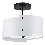 Потолочный светильник круглый светодиодный Semicircular White Panels белый варинант исполнения - 3 | Loft Concept в Липецке