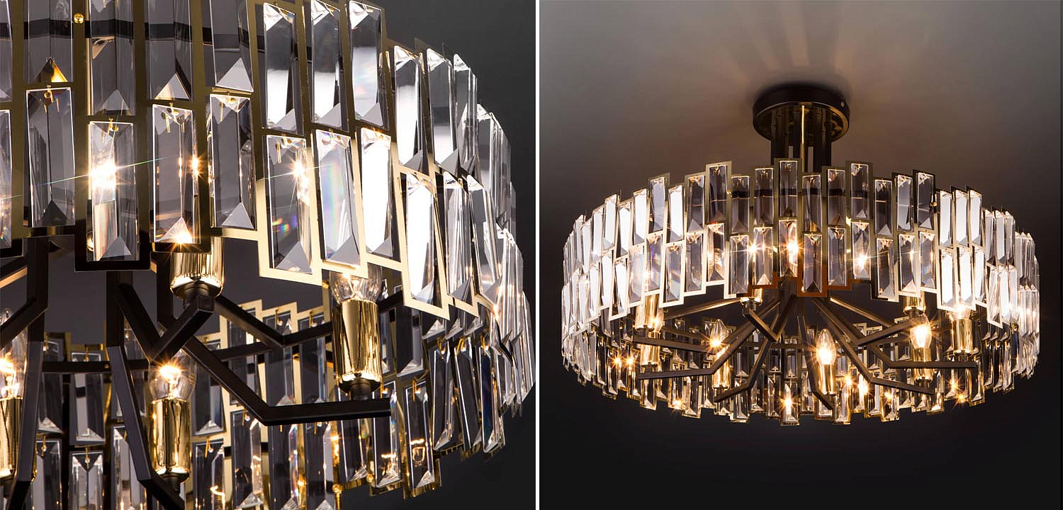 Потолочная люстра Darkness Chandelier gold 71 Потолочная люстра Darkness Chandelier gold 71 - Loft-Concept в Липецке