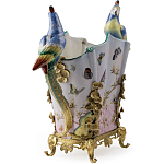 Ваза фарфоровая с попугаями Ferra варинант исполнения - 3 | Loft Concept в Липецке