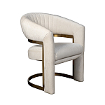 Полукресло Valbonne Chair cream velour варинант исполнения - 2 | Loft Concept в Липецке