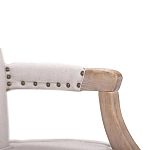 Кресло Aubrey Classical Armchair beige flax варинант исполнения - 4 | Loft Concept в Липецке