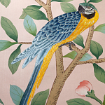 Обои ручная роспись Amazonia Florence Pink dyed silk варинант исполнения - 7 | Loft Concept в Липецке