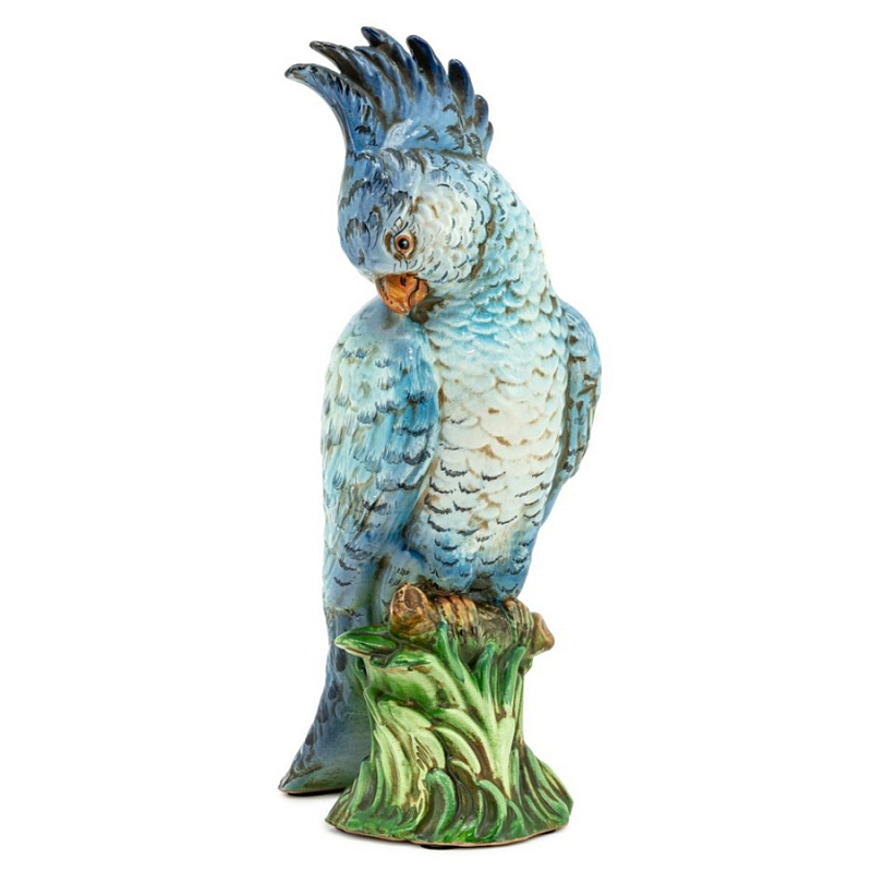 Статуэтка Parrot Blue White Голубой Белый Статуэтка Parrot Blue White Голубой Белый в Липецке | Loft Concept