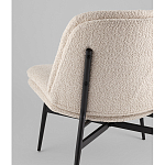 Кресло лаунж Tail молочный варинант исполнения - 3 | Loft Concept в Липецке