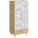 Шкаф с принтом Cotton варинант исполнения - 1 | Loft Concept в Липецке