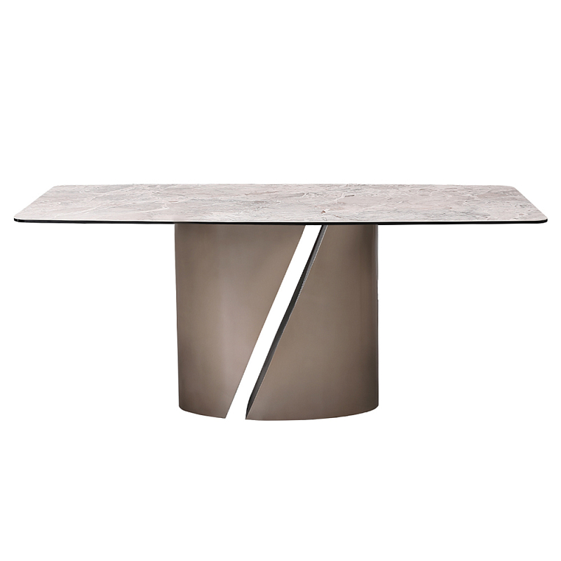 Стол обеденный керамический серый Servorios  в Липецке | Loft Concept 