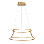 Люстра золотого цвета с 2-мя светодиодными кольцами Eurofase варинант исполнения - 2 | Loft Concept в Липецке