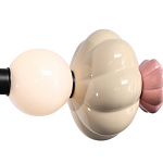 Подвесной светильник линейный с керамическими элементами 24W LED Fragrant Light варинант исполнения - 6 | Loft Concept в Липецке