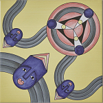 Плитка дизайнерская с узором Дива варинант исполнения - 4 | Loft Concept в Липецке