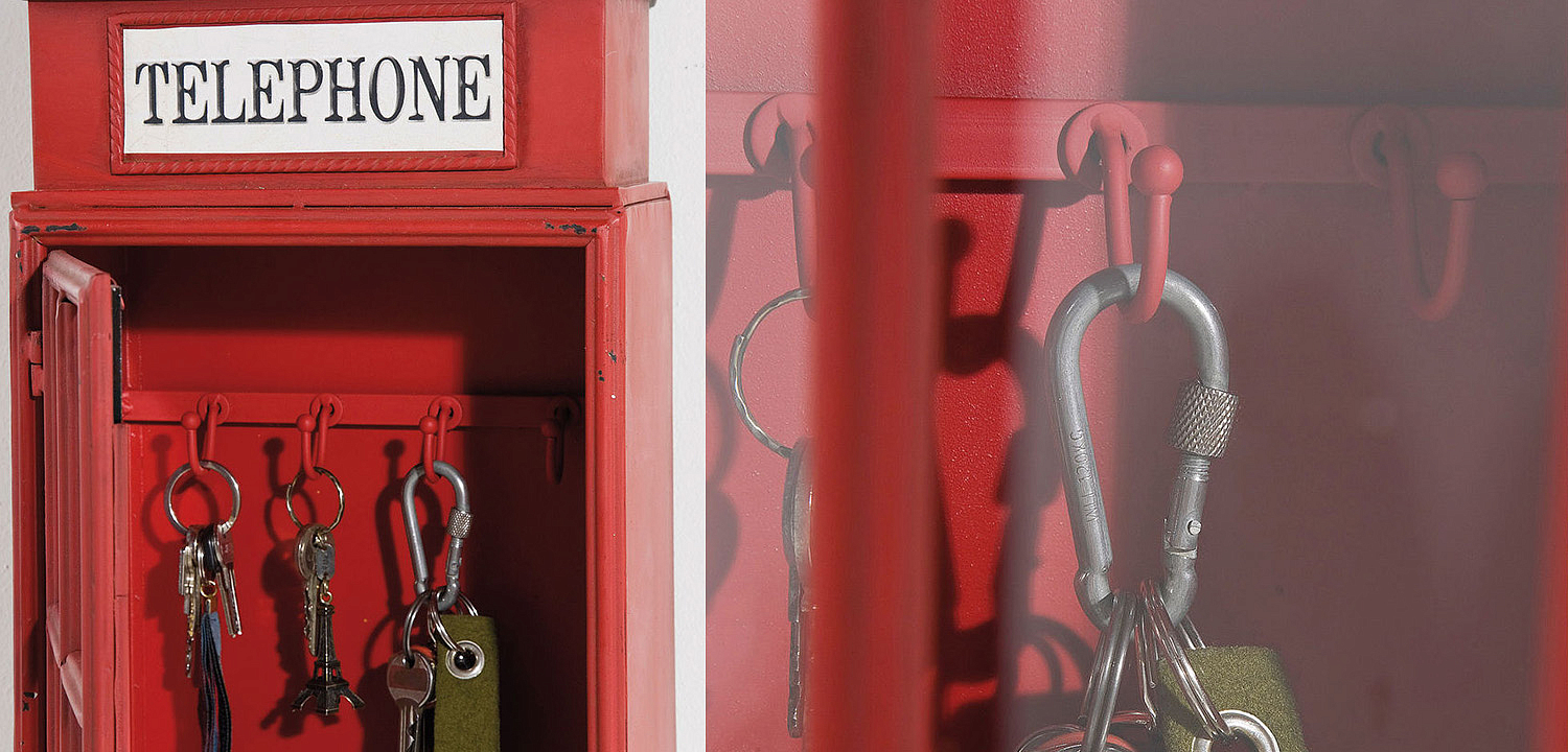 Ключница Red Telephone Box - Loft-Concept в Липецке
