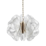 Люстра с крупными рельефным декором в виде лепестков 60 см Ethereal Bloom варинант исполнения - 1 | Loft Concept в Липецке