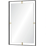 Зеркало прямоугольное в черной раме Gwendelyn варинант исполнения - 1 | Loft Concept в Липецке