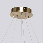 Люстра подвесная с двумя пересекающимися белыми светодиоидными кольцами Luke Lampco Tracer Lamp варинант исполнения - 9 | Loft Concept в Липецке