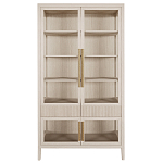 Витрина Primo со стеклянными фасадами и 2 ящиками Светлый дуб варинант исполнения - 7 | Loft Concept в Липецке