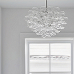 Люстра круглая со стеклянными шарами Airy Chandelier варинант исполнения - 4 | Loft Concept в Липецке