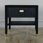 Прикроватная тумбочка с ящиком Elsa Dreams Black варинант исполнения - 5 | Loft Concept в Липецке