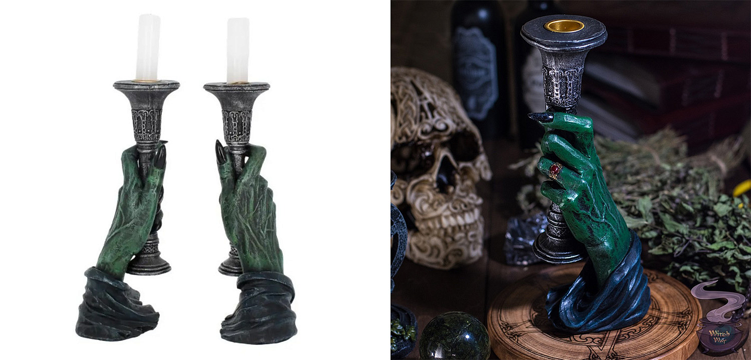 Набор подсвечников Witch Hands Набор подсвечников Witch Hands - Loft-Concept в Липецке