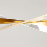 Люстра линейная с изогнутым плафоном Wave Line варинант исполнения - 8 | Loft Concept в Липецке