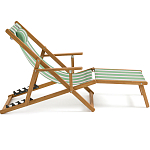 Шезлонг из акации и ткани Venezuela варинант исполнения - 6 | Loft Concept в Липецке