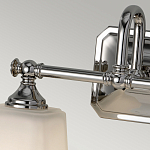 Бра для ванных комнат с квадратными матовыми плафонами на основании цвета хром Feiss варинант исполнения - 3 | Loft Concept в Липецке