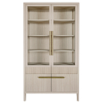 Витрина Primo со стеклянными фасадами и буфетом шпон Светлый дуб варинант исполнения - 1 | Loft Concept в Липецке