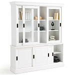 Витрина из массива сосны Cobbett White Wood Showcase варинант исполнения - 4 | Loft Concept в Липецке