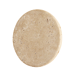 Бра с круглым плафоном из травертина Shaw Marble Lighting варинант исполнения - 1 | Loft Concept в Липецке