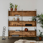 Стеллаж Coste Industrial Oak Rack варинант исполнения - 2 | Loft Concept в Липецке